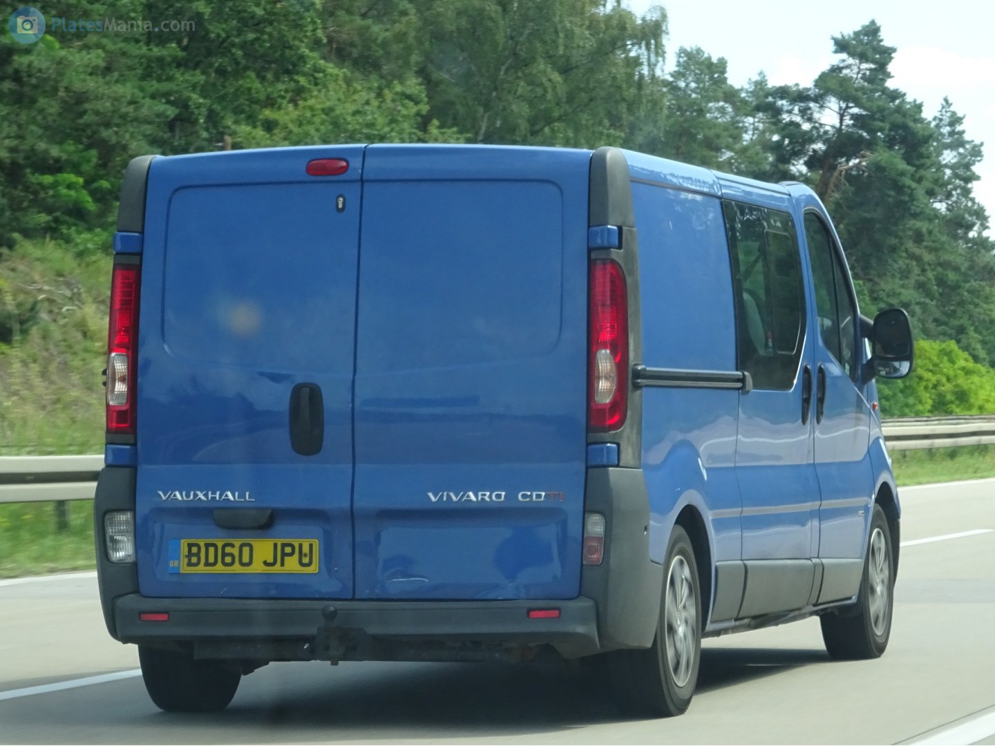 BD60JPU, Vauxhall Vivaro 1st gen (A; X83), facelift, 2006–2014