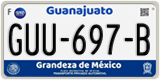 Guanajuato, Cars (AAA-000-A)