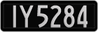 License plate of New Zealand, AB1(234)