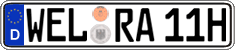 German license plate, Plates for oldtimers (type 