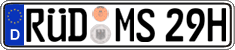 German license plate, Plates for oldtimers (type 