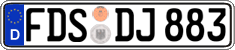 German license plate, Regular plates