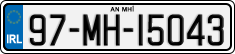 License plate of Ireland, Regular plates