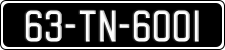 License plate of Ireland, Regular plates