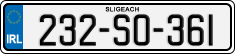 License plate of Ireland, Regular plates