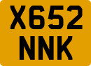 License plate of the United Kingdom, 1983 year system