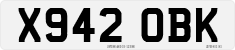 License plate of the United Kingdom, 1983 year system