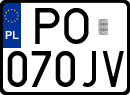 License plates of Poland, Regular car plates