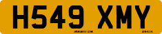 License plate of the United Kingdom, 1983 year system