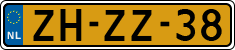 License plate of the Netherlands, Cars