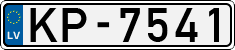 License plate of Latvia, Regular car plates