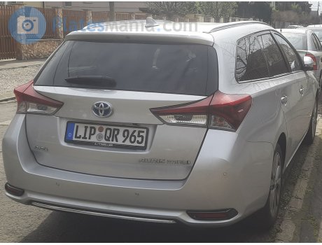 LIP QR 965, Toyota Auris