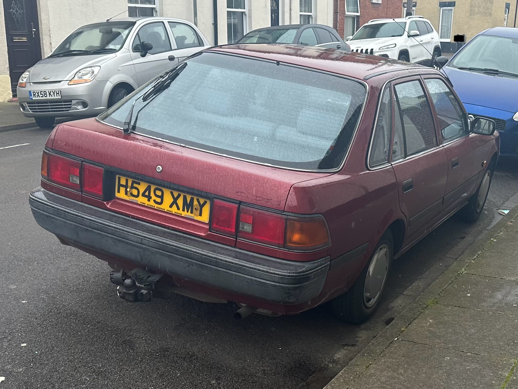 H549XMY, Toyota Carina II 2nd gen (T170) Liftback, 1988–1992