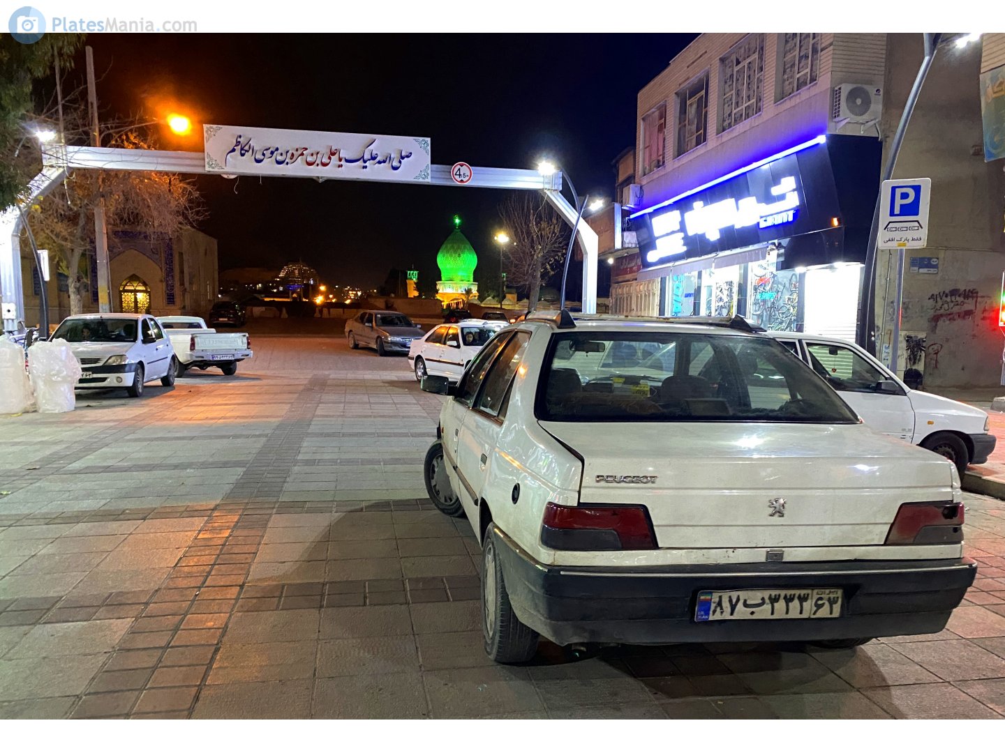 ۸۷ب۳۳۳ ۶۳, Peugeot 405 1st gen Sedan (D6/D7), 1987–1996 (2019– for AZ-market)