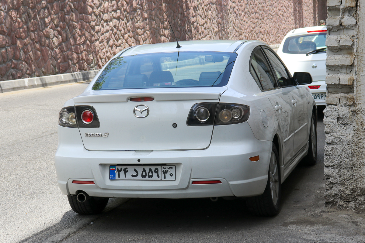 ۲۴د۵۵۹ ۳۰, Mazda 3 1st gen Sedan (BK), 2003–2009