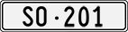 License plate of Switzerland, Cars