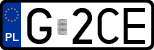 License plates of Poland, Regular car plates