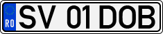 License plate of Romania, Regular plates