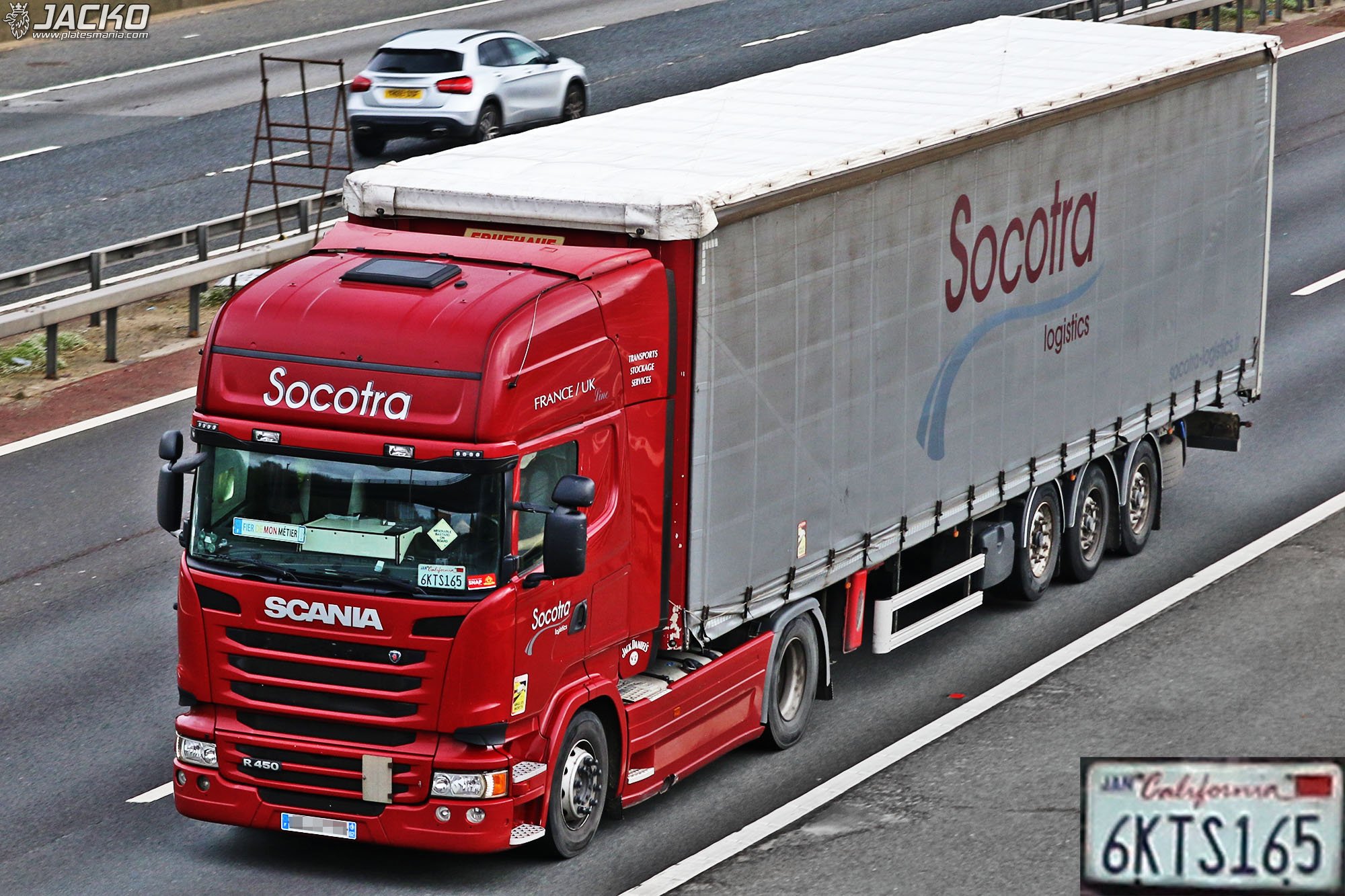 6KTS165, License plate without vehicle 