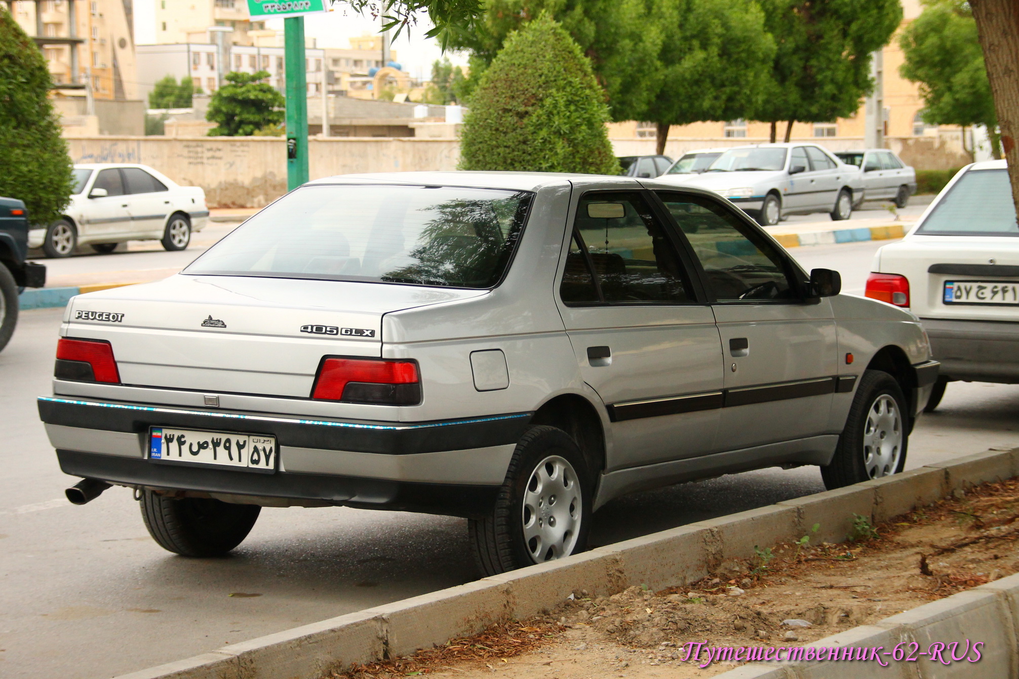 ۳۴ص۳۹۲ ۵۷, Peugeot 405 1st gen Sedan (D6/D7), 1987–1996 (2019– for AZ-market)