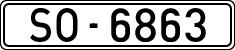 License plates of Spain, 1900 year series