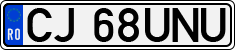 License plate of Romania, Regular plates