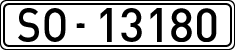 License plates of Spain, 1900 year series