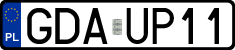License plates of Poland, Regular car plates