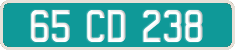 French license plate, Diplomatic