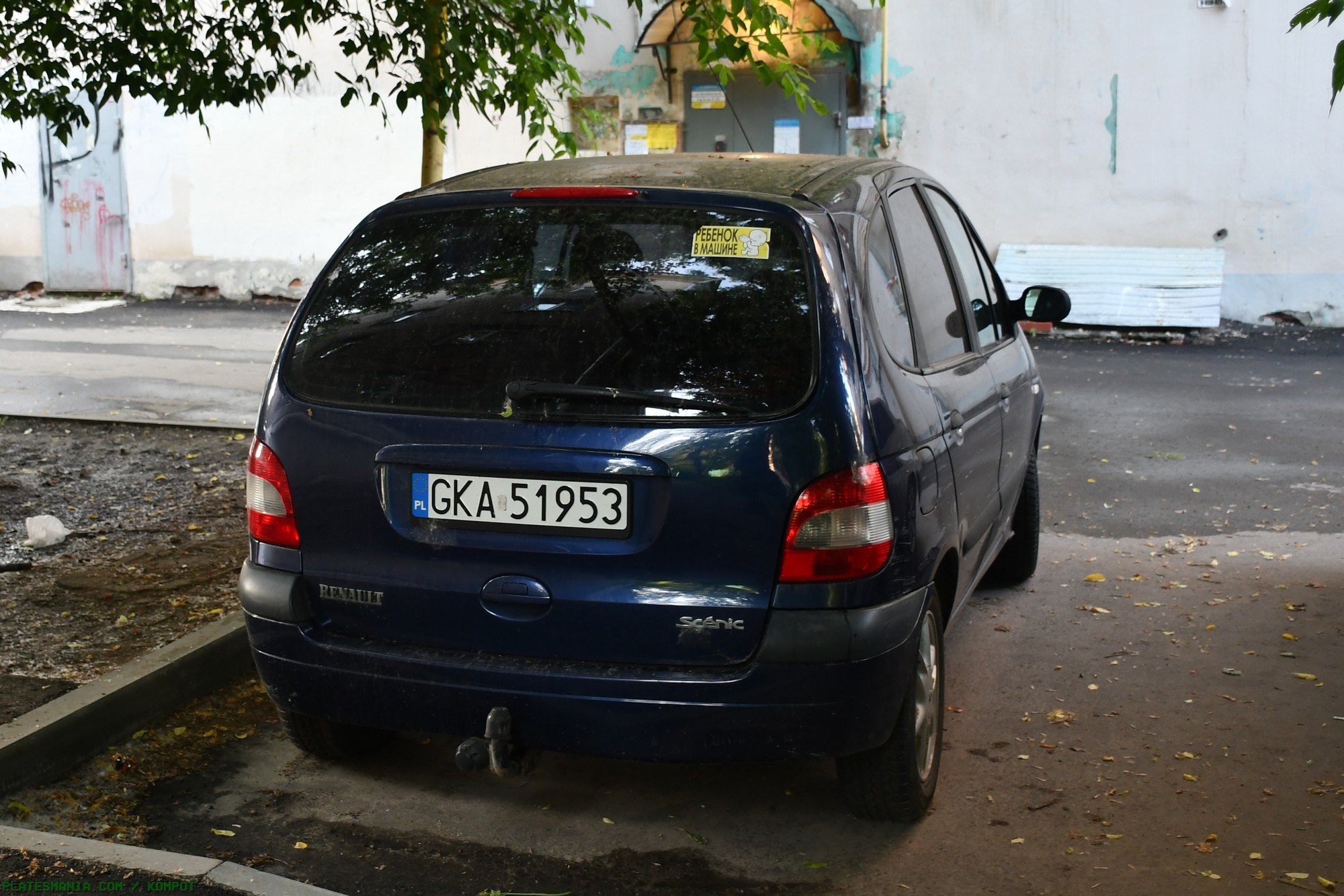 GKA 51953, Renault Scénic 1st gen (J64), facelift, 1999–2003 (–2010 for LATAM-market)