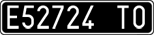 License plate of Italy, Cars (1927 year series)