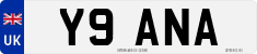 License plate of the United Kingdom, 1983 year system