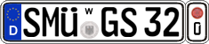German license plate, Transferable license plates