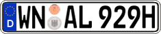 German license plate, Plates for oldtimers (type 