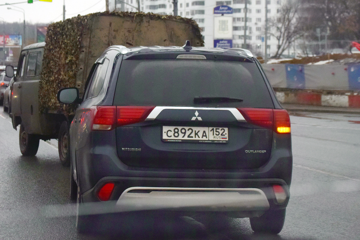 с 892 ка 152, Mitsubishi Outlander 3rd gen (GF/GG/ZJ/ZK/ZL), facelift, 2015–2023
