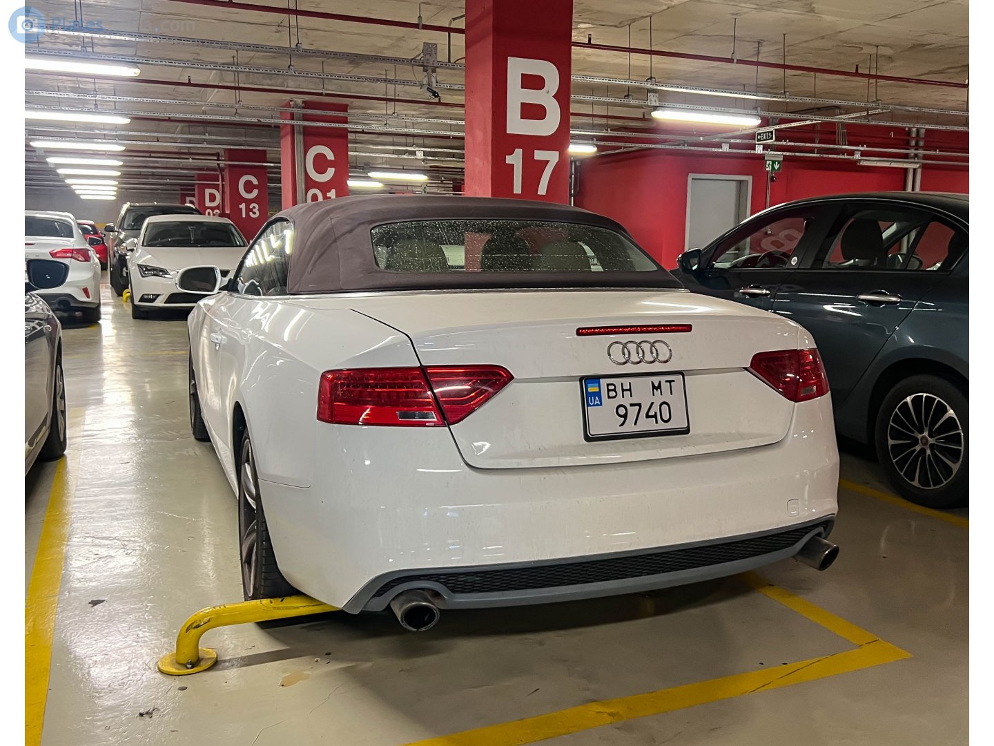 BH 9740 MT, Audi A5 1st gen Cabriolet (B8/8F7), facelift, 2011–2017