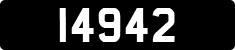 License plate of Guernsey, Regular plates