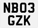 License plate of the United Kingdom, 2001 year system