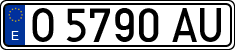 License plates of Spain, 1971 year series