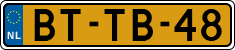 License plate of the Netherlands, Heavy Commercial Vehicles (1994 system)