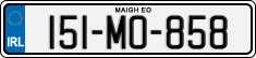 License plate of Ireland, Regular plates
