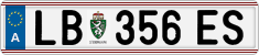 License plate of Austria, Regular plates