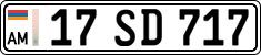 License plate of Armenia, Private owners