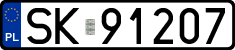 License plates of Poland, Regular car plates