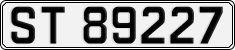 License plate of Norway, Cars