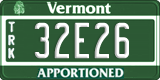 Vermont, Apportioned (12A34)
