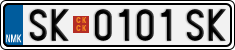 License plate of North Macedonia, Regular plates (2012)