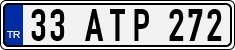 License plate of Turkey, Regular plates