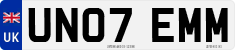License plate of the United Kingdom, 2001 year system
