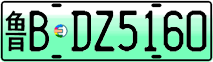 License plate of China, Electric vehicles